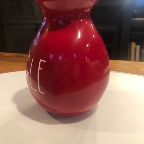 Rae Dunn 2021 Mini Christmas Jingle Vase Red - Picture 2 of 4